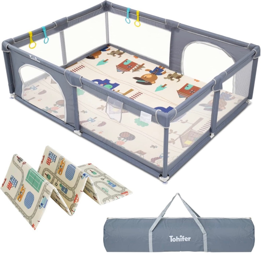 TOHIFER
Baby Playpen with Mat